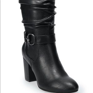 Brand New Black Boots Size 9